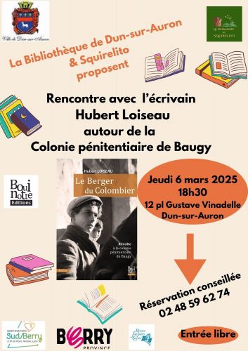 Rencontre avec Hubert Loiseau à Dun-sur-Auron