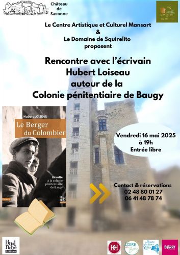 Rencontre avec Hubert Loiseau au château de Sagonne