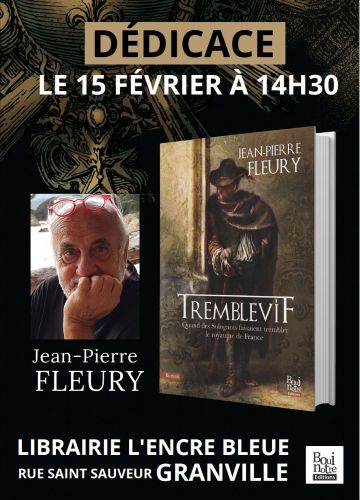 Dédicace de Jean-Pierre Fleury à Granville