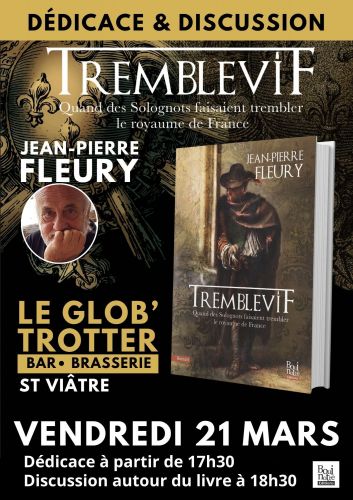 Dédicace de Jean-Pierre Fleury à Saint-Viâtre (41)