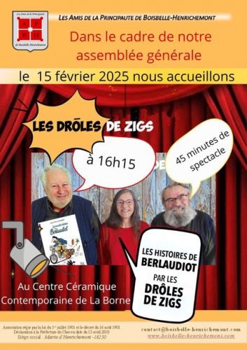 Spectacle les histoires de Berlaudiot