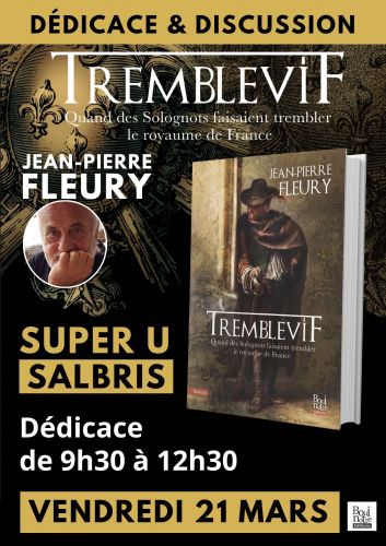 Dédicace de Jean-Pierre Fleury à Salbris