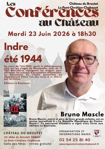 Les conférences au château avec Bruno Mascle