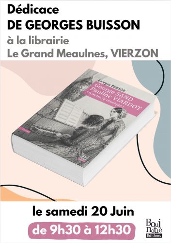 Dédicace de Georges Buisson à Vierzon